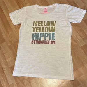 E.vil pink t-shirt large vintage all stones in tact great condition!